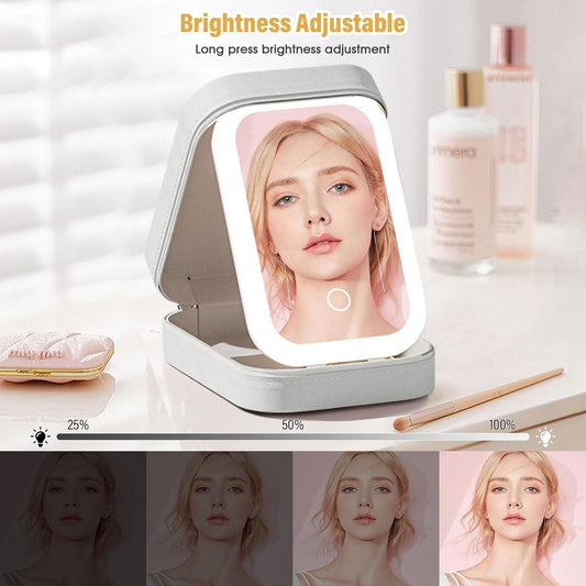 Makeup Vanity™ Box with LED Mirror