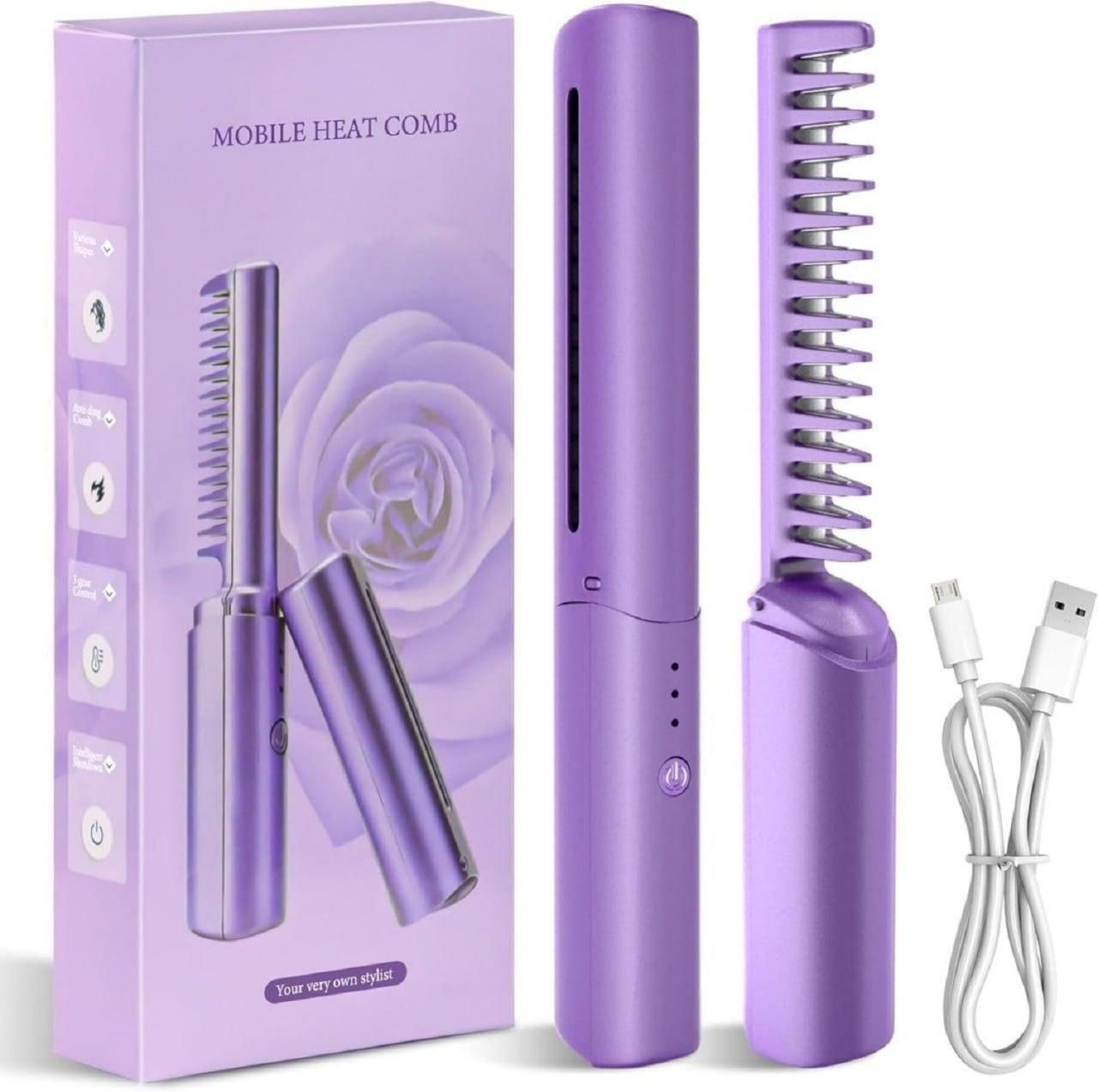 Portable Hair Straightener Hot Comb