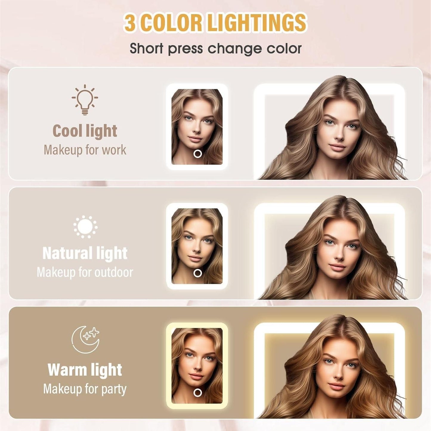Makeup Vanity™ Box with LED Mirror