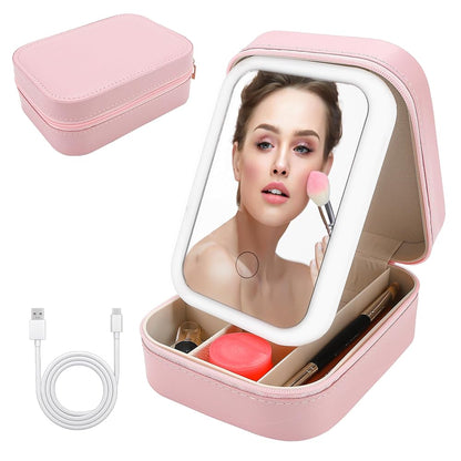 Makeup Vanity™ Box with LED Mirror